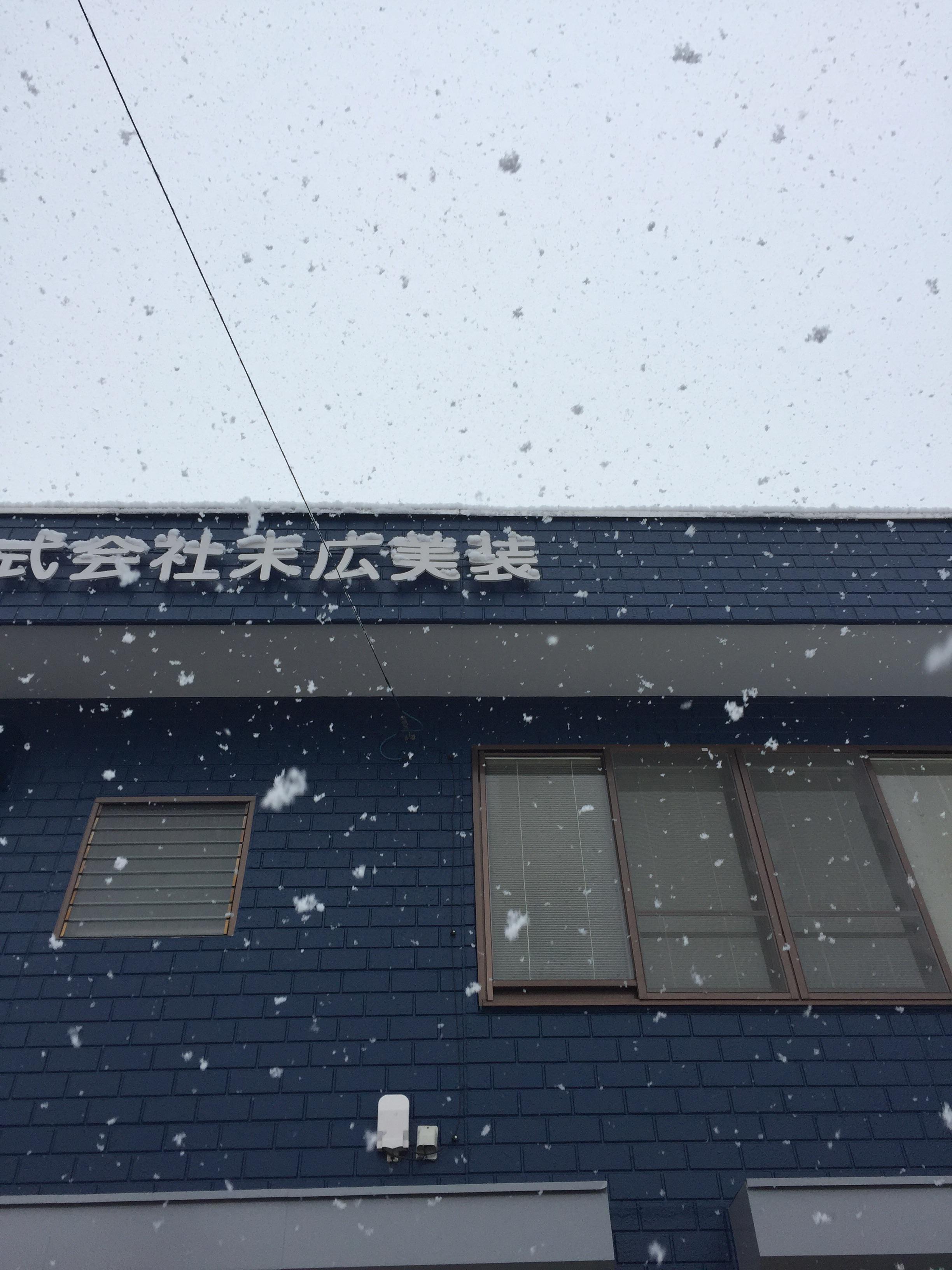 初雪11月24日 in宇都宮